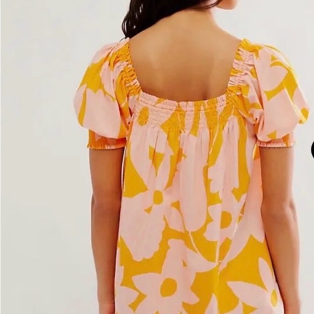 Free People Mila Mini Floral
Printed Dress Size L nwot gorgeous color combo!! - Picture 3 of 7